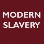 modern slavery sign