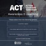 ACT counter terrorism course