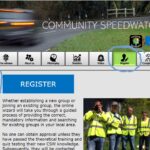 registering with community speedwatch